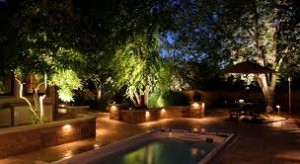 outdoor lighting for pool area